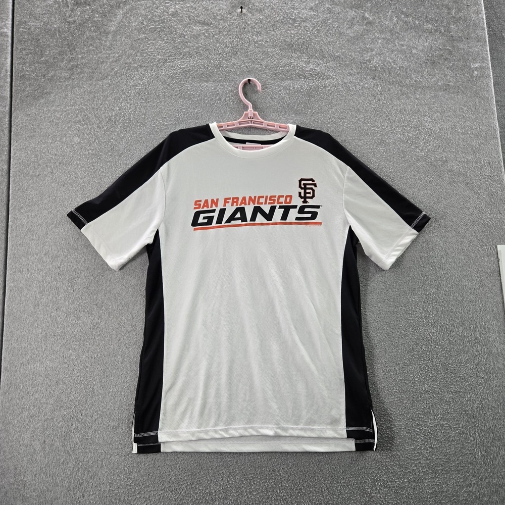 San Francisco Giants Men Shirt L/G White‎ MLB Genuine Merchandise Graphic Team
